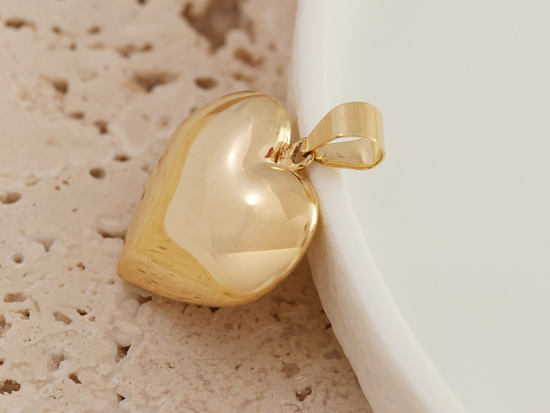 Zawieszka serduszko z żółtego złota