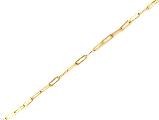 Bransoletka złota duże ogniwa ankier