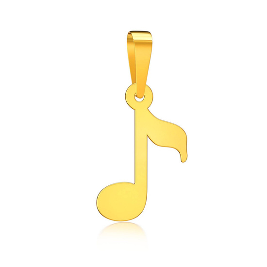 Złota zawieszka 585 - nutka