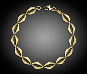 Złota bransoletka 375 klasyczna 