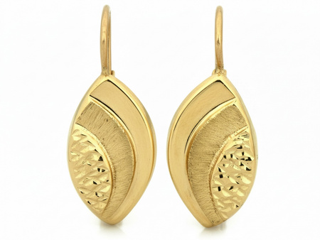 Kolczyki złote angielskie zapięcie