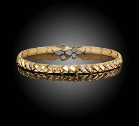 Złota bransoletka 375 klasyczna 