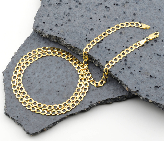 Złoty łańcuszek 585 pancerka 