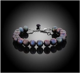 Bransoletka srebrna 925 z perłami