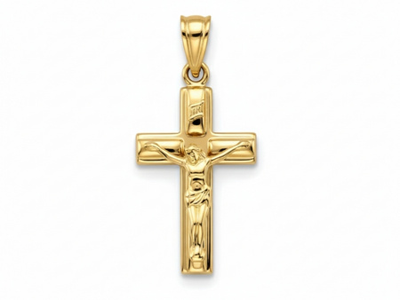 Mały złoty krzyżyk na łańcuszek