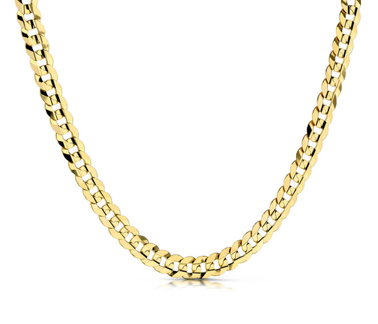 Złoty łańcuszek 375 pancerka 