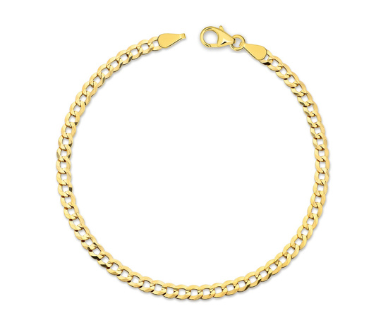 Złota bransoletka 585 pancerka