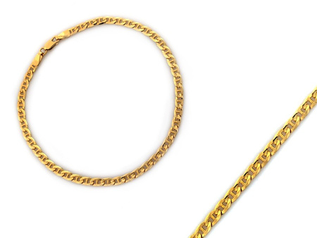 Bransoletka złota łańcuszkowa marina 3.5mm