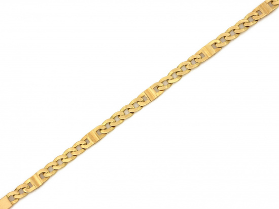 Bransoletka złota gruba pancerka