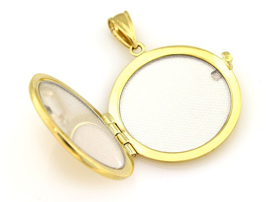 Okrągła zawieszka na fotografię puzderko