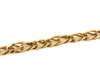 Złota bransoletka gruby łańcuch oryginalny splot