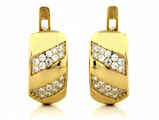 Kolczyki złote angielskie na każdą okazję