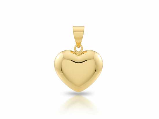 Zawieszka serduszko z żółtego złota