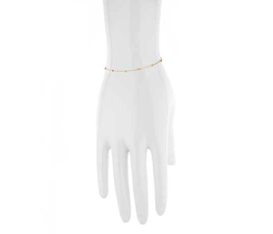 Złota bransoletka 585 - kulki, kuleczki