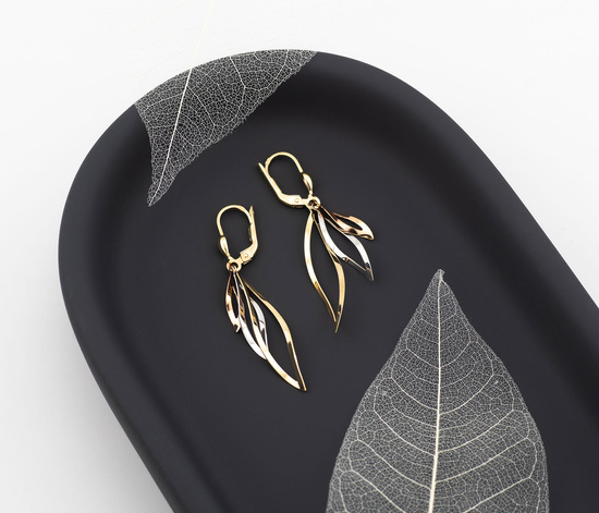 Złote kolczyki 375 - wiszące