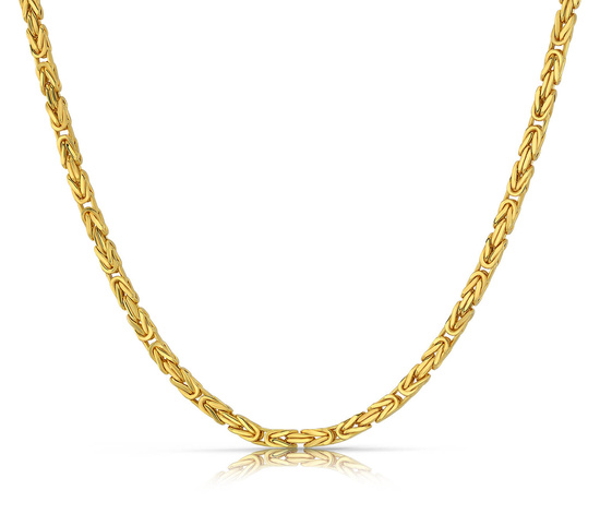 Złoty łańcuszek 585 królewski 