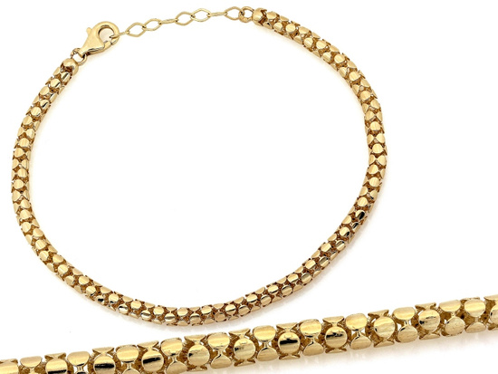 Bransoletka złoty łańcuszek na rękę