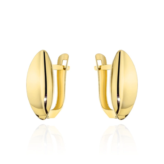 Złote kolczyki 585 łezki - klasyczne