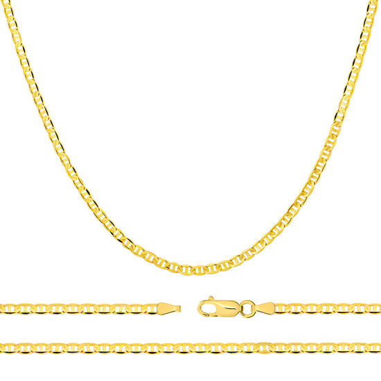 Złoty łańcuszek 585 Gucci Marina 