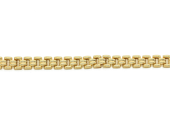 Złota bransoletka łańcuszkowa