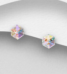 Kolczyki srebrne 925 Swarovski