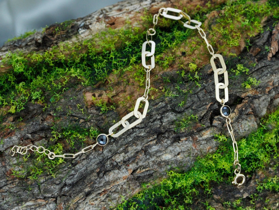 Bransoletka złota modna z dużych ogniw