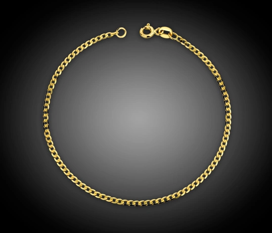 Złota bransoletka 585 pancerka 