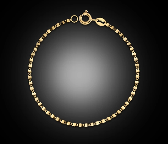 Złota bransoletka 585 Valentino