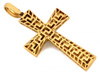 Zawieszka złota dwukolorowy krzyżyk