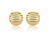 Złote kolczyki na sztyft bez kamieni
