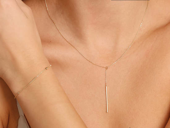 Bransoletka złota delikatna z kulkami