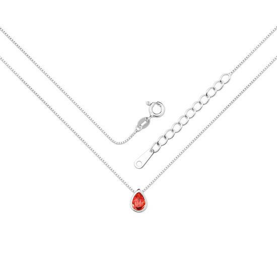 Naszyjnik srebrny 925 Swarovski - łezka