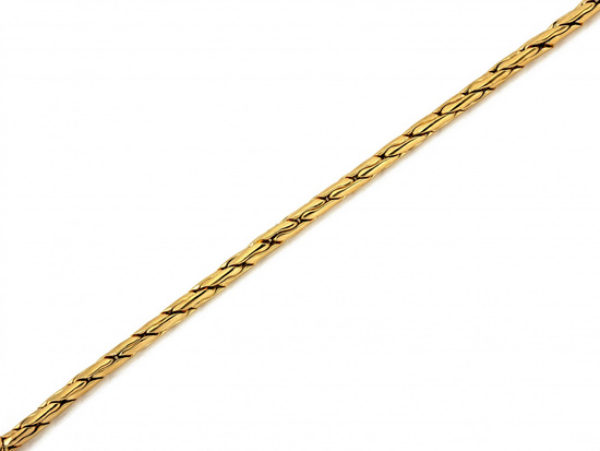 Bransoletka złota gruba elementowa