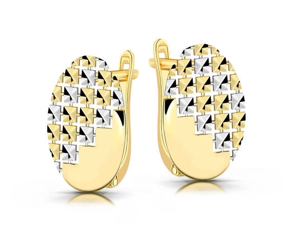 Złote kolczyki 585 - klasyczne