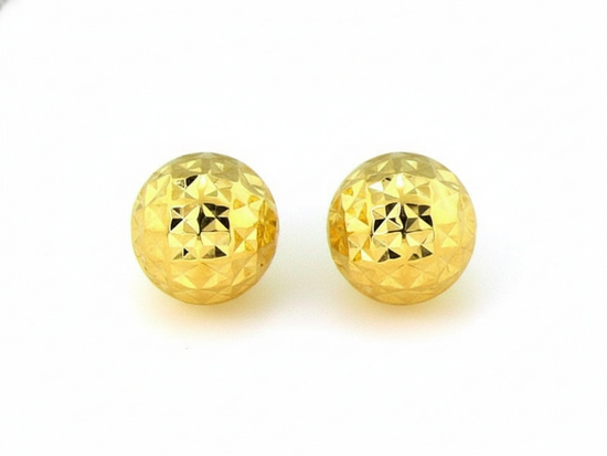 Kolczyki kulki  kule na sztyfcie