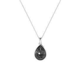 Naszyjnik srebrny 925 Swarovski - owalny