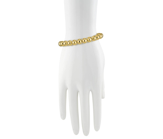 Złota bransoletka 925 kulki - 18 - 21 cm