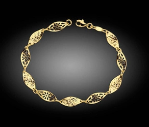 Złota bransoletka 375 klasyczna 