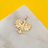Złota zawieszka 585 patriotyczna - orzeł z koroną