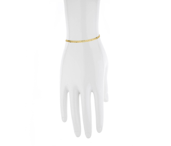 Złota bransoletka 585 pancerka 