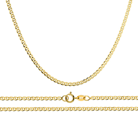 Złoty łańcuszek 375 Gucci Marina