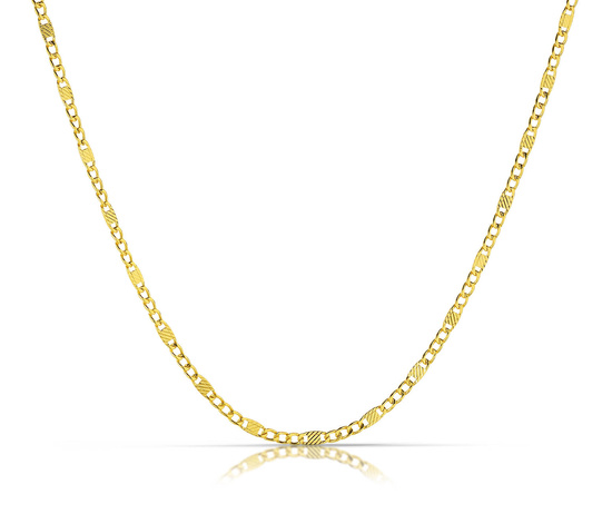 Złoty łańcuszek 585 Figaro 