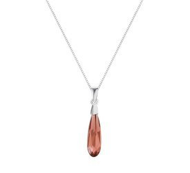 Naszyjnik srebrny 925 Swarovski - kropla
