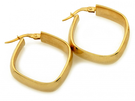 Kolczyki złote nowoczesne geometryczne