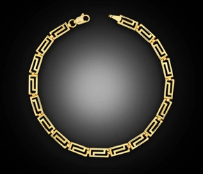 Złota bransoletka 375 grecka