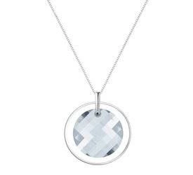 Naszyjnik srebrny 925 Swarovski - koło