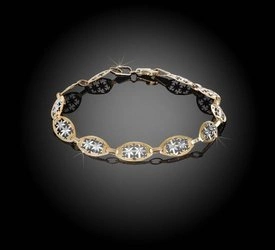 Złota bransoletka 333 klasyczna 