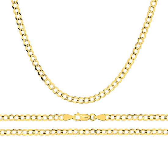 Złoty łańcuszek 585 pancerka 