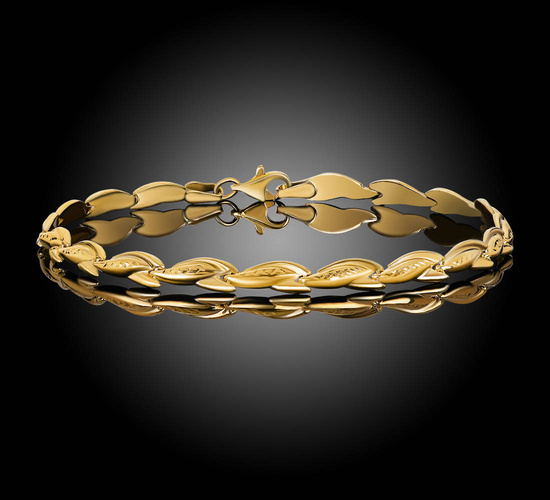 Złota bransoletka 375 klasyczna