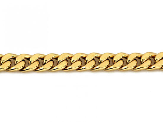 Gruba złota bransoletka pancerka